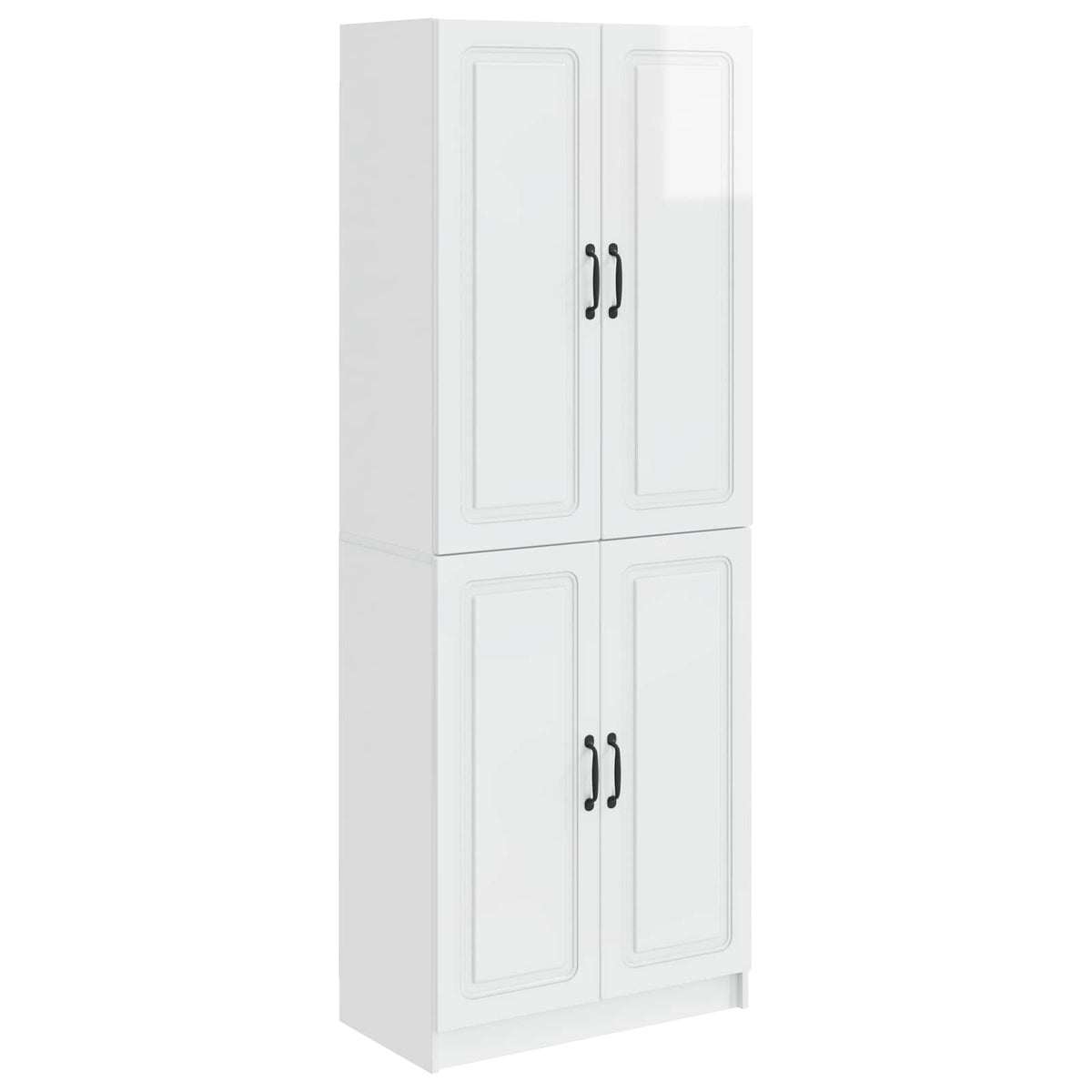Set ormara 2 kom. Bijela visokog sjaja Konstruirano drvo 66 x 34,5 x 87 cm