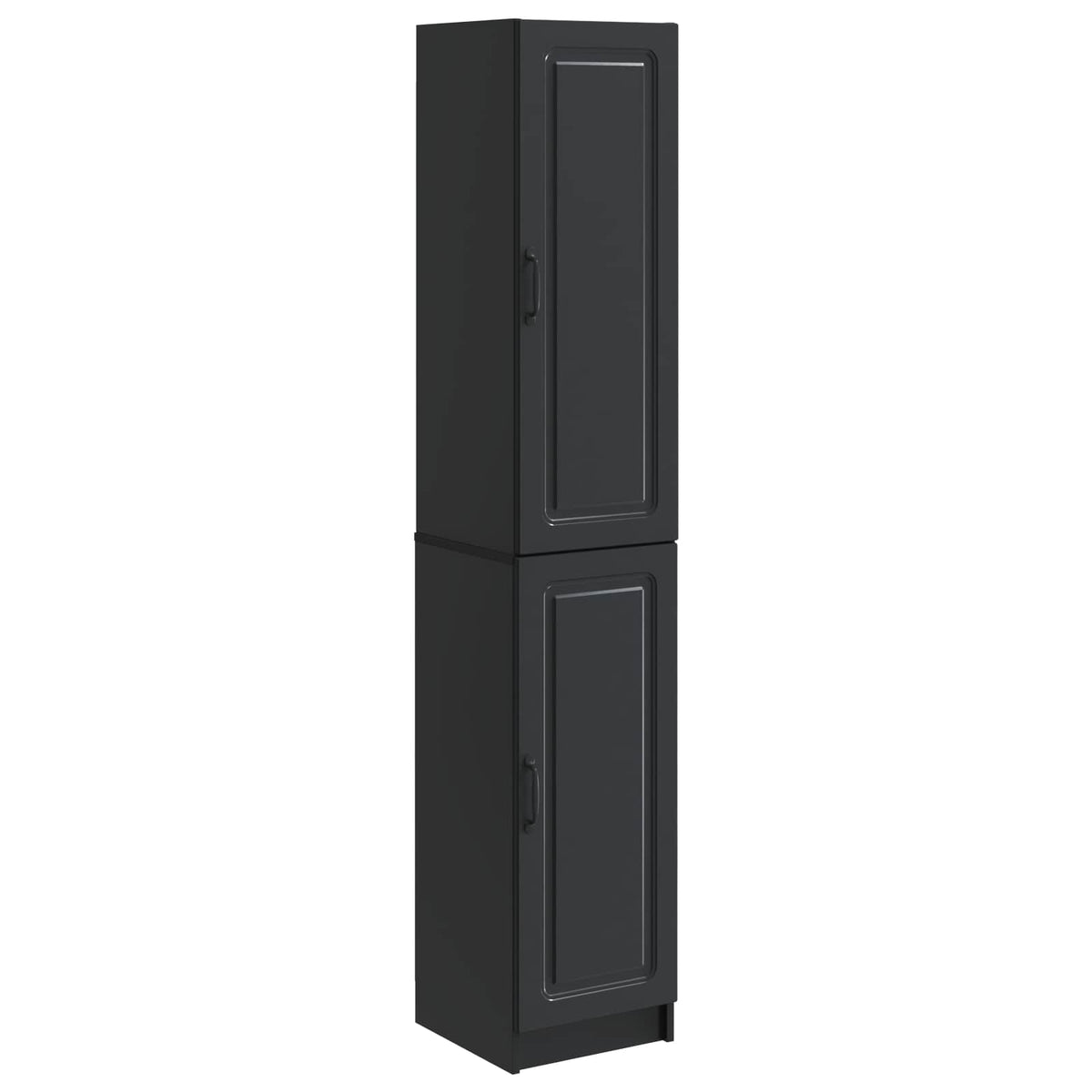 Set ormara 2 kom. Crna Konstruirano drvo 33 x 34,5 x 87 cm