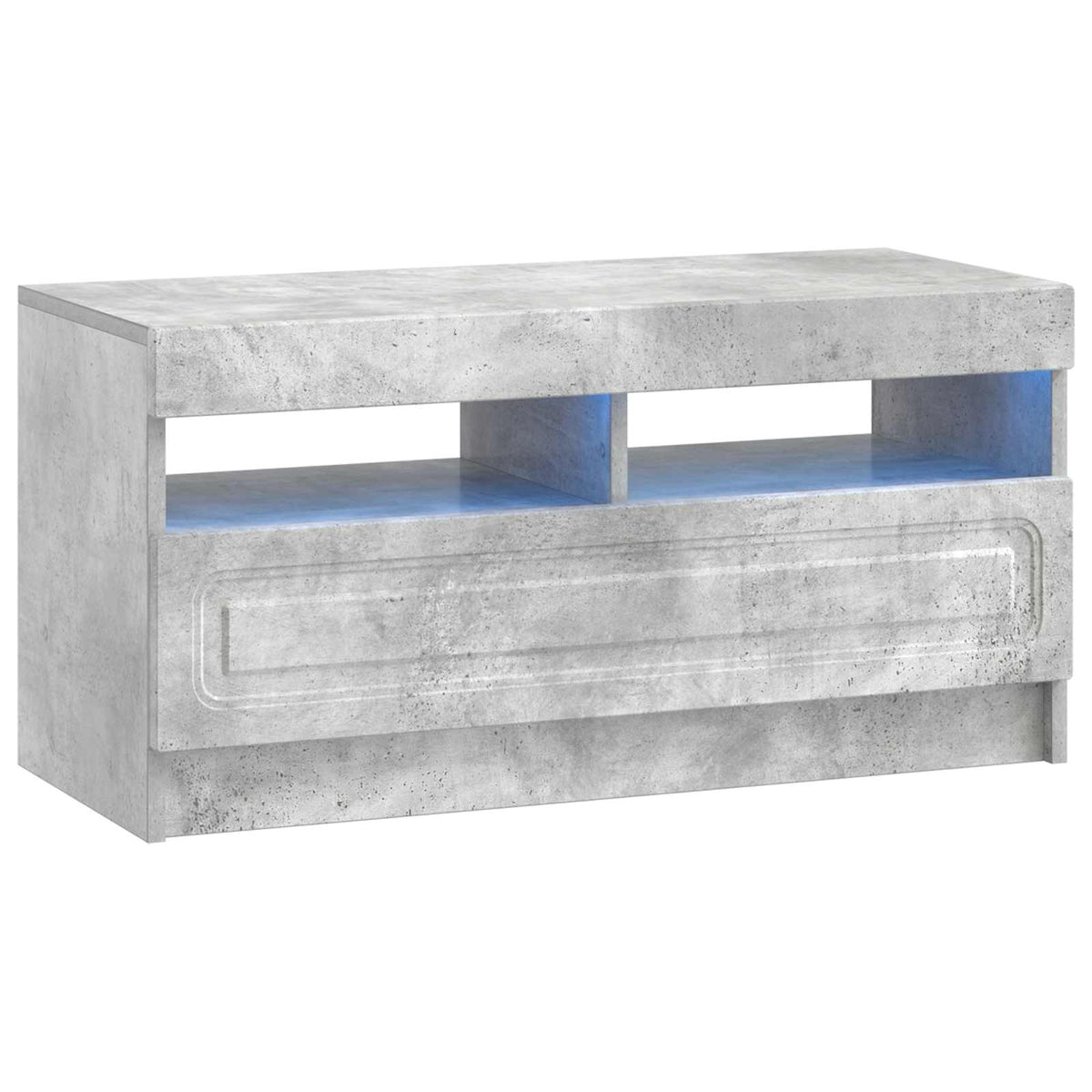 LED TV kabinet UTRECHT 3 kom. Betonska siva Konstruirano drvo 81 x 35 x 40 cm