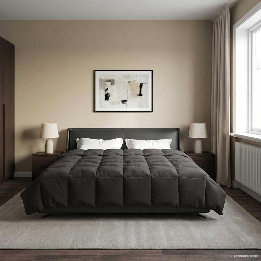 Ljetni pokrivač Šonerisan Antracit 200 x 200 cm Mikrovlakna