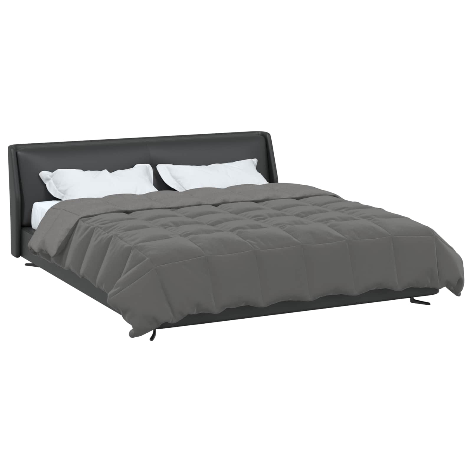 Ljetni pokrivač Svijetlo siva 220 x 240 cm Mikrovlakna