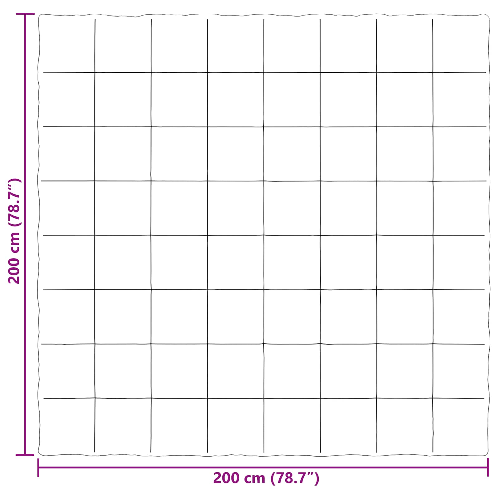 Ljetni pokrivač Šonerisan Krema 200 x 200 cm Mikrovlakna