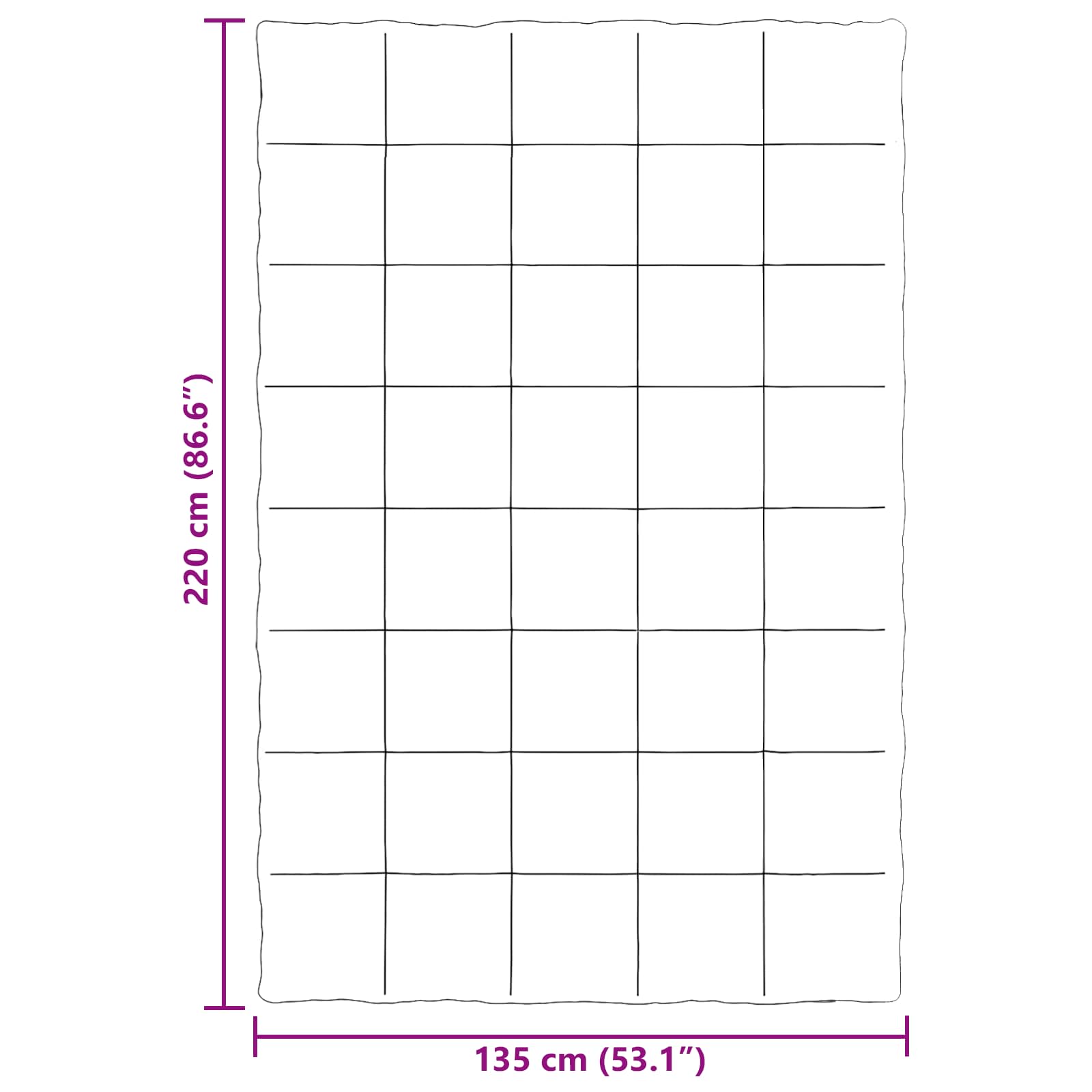 Ljetni pokrivač Šonerisan Krema 135 x 220 cm Mikrovlakna