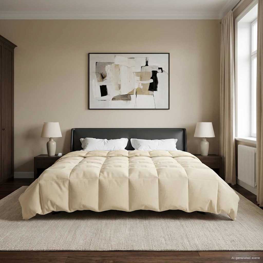 Zimska pokrivača Šonerisan Krema 200 x 220 cm Mikrovlakna