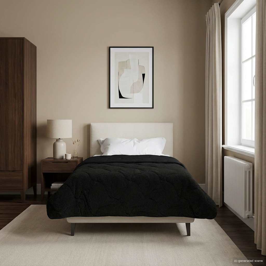 Puni pokrivač za cijelu godinu Šonerisan Crna 135 x 200 cm