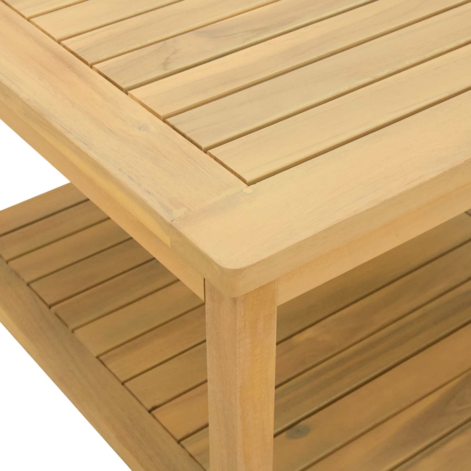 Bocni stol Prirodna nafta 50 x 35 x 45 cm Čvrsto drvo akacije