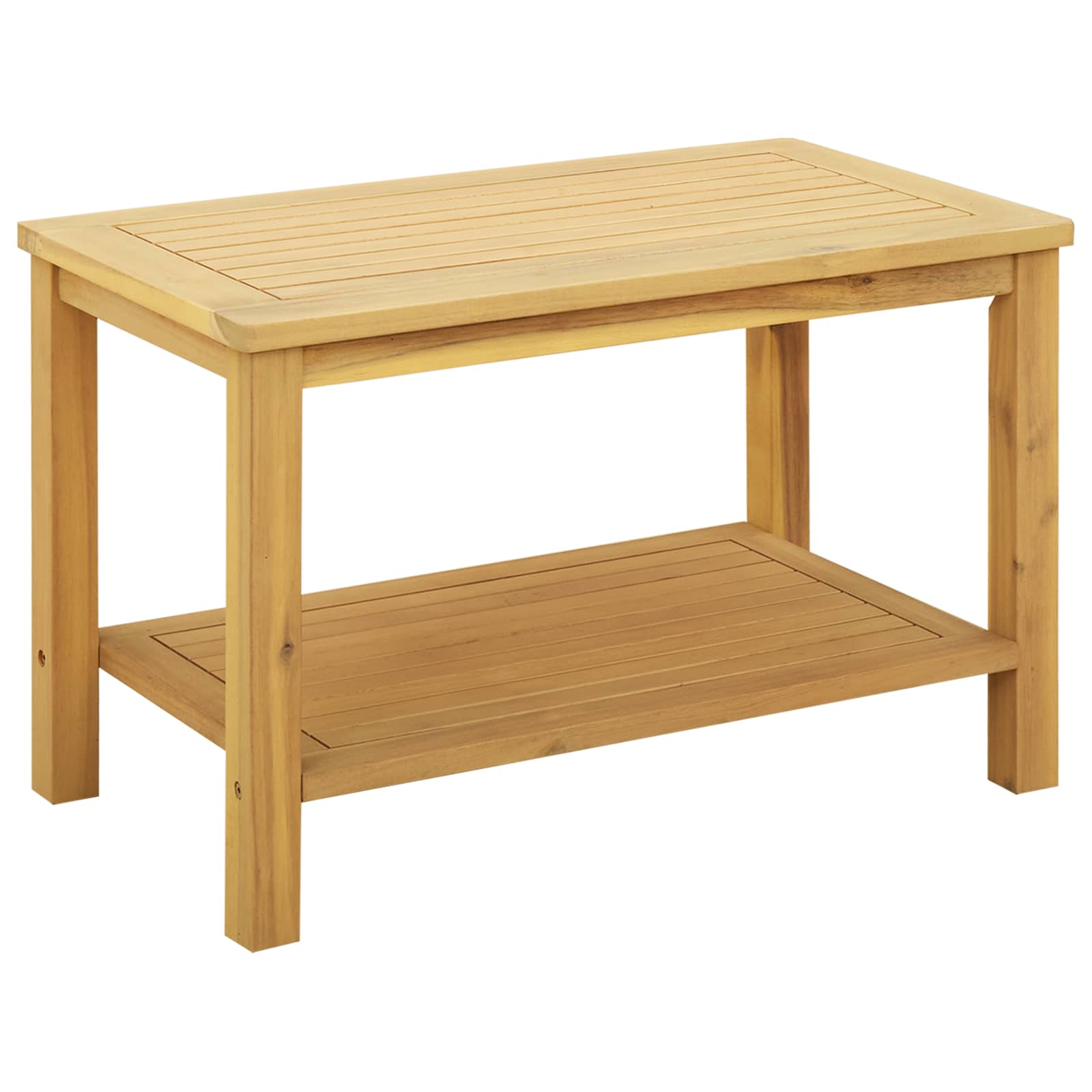 Bocni stol Prirodna nafta 70 x 40 x 45 cm Čvrsto drvo akacije