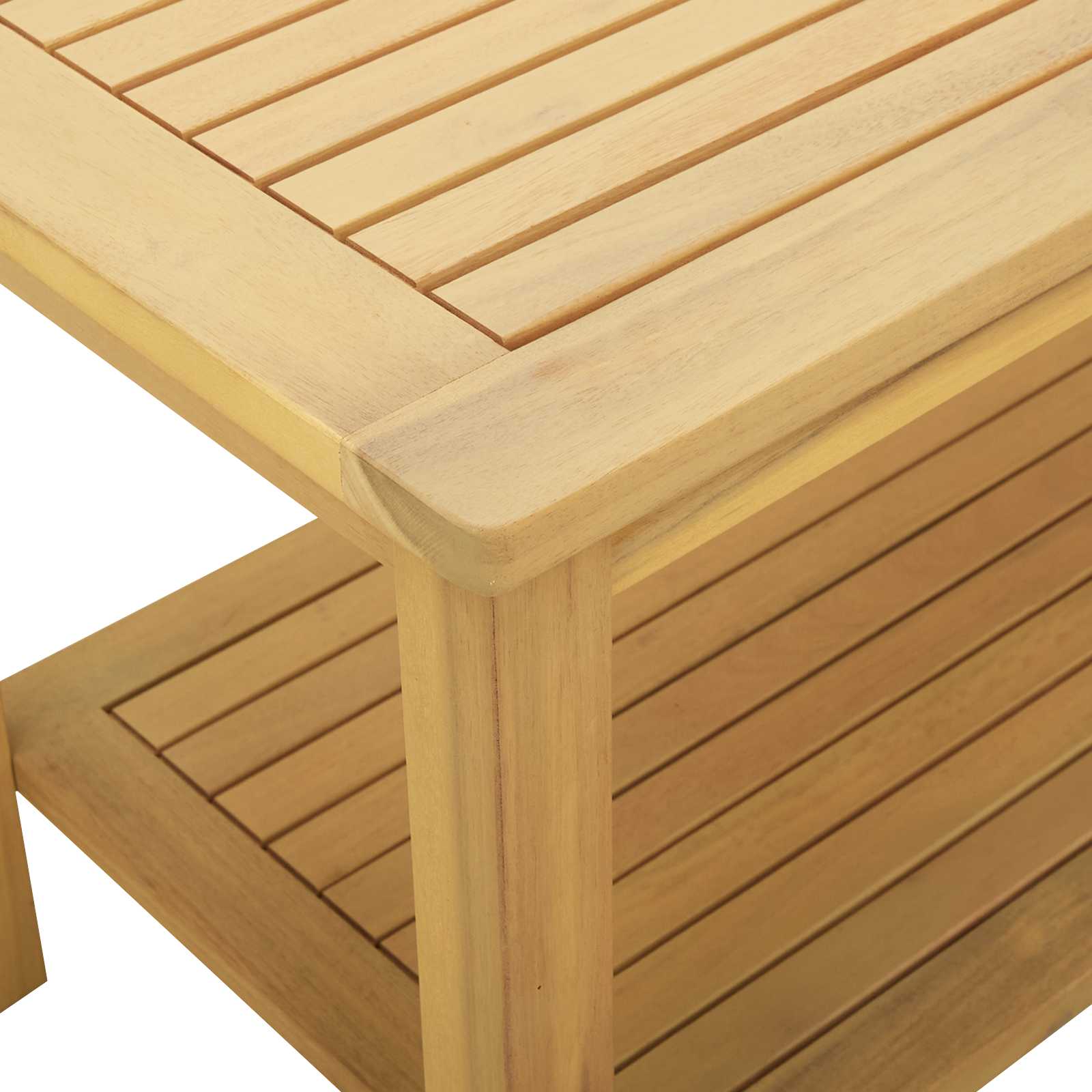 Bocni stol Prirodna nafta 90 x 50 x 45 cm Čvrsto drvo akacije