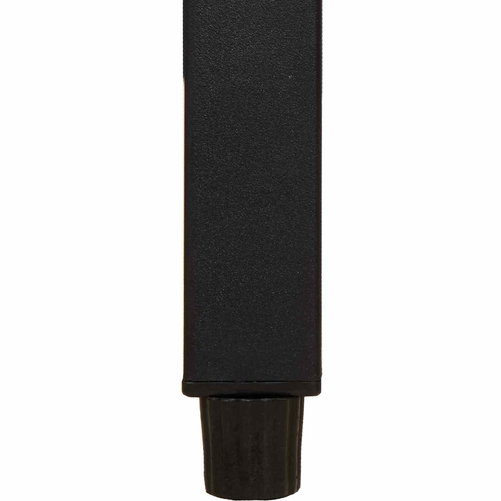Vanjska klupa s jastukom Crna 117 x 54 x 74.5 cm poliratan