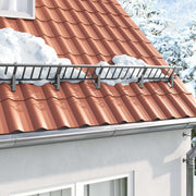 Zaštita od snijega za krov Antracit 300 x 2,5 x 20 cm Čelik