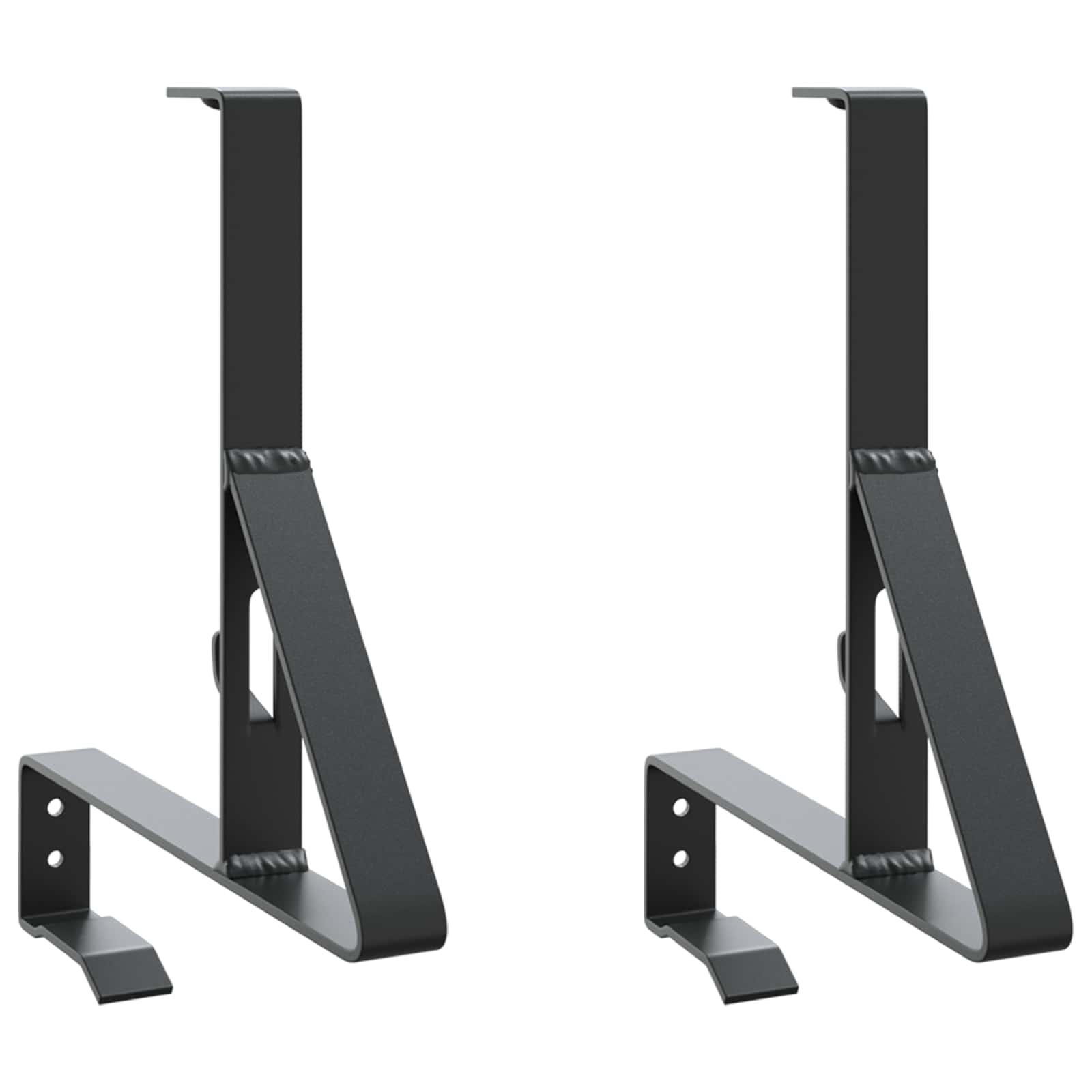 Podrška za zaštitu od snijega 2 pcs Crna 29,5 x 3 x 34,5 cm