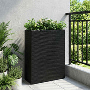 Visoki saksija Crna 55 x 22 x 70 cm poliratan