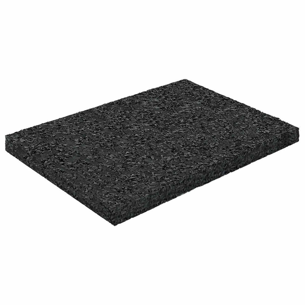 Gumenasti granulatni vanjski pod Crna 6 x 9 x 0,6 cm Guma
