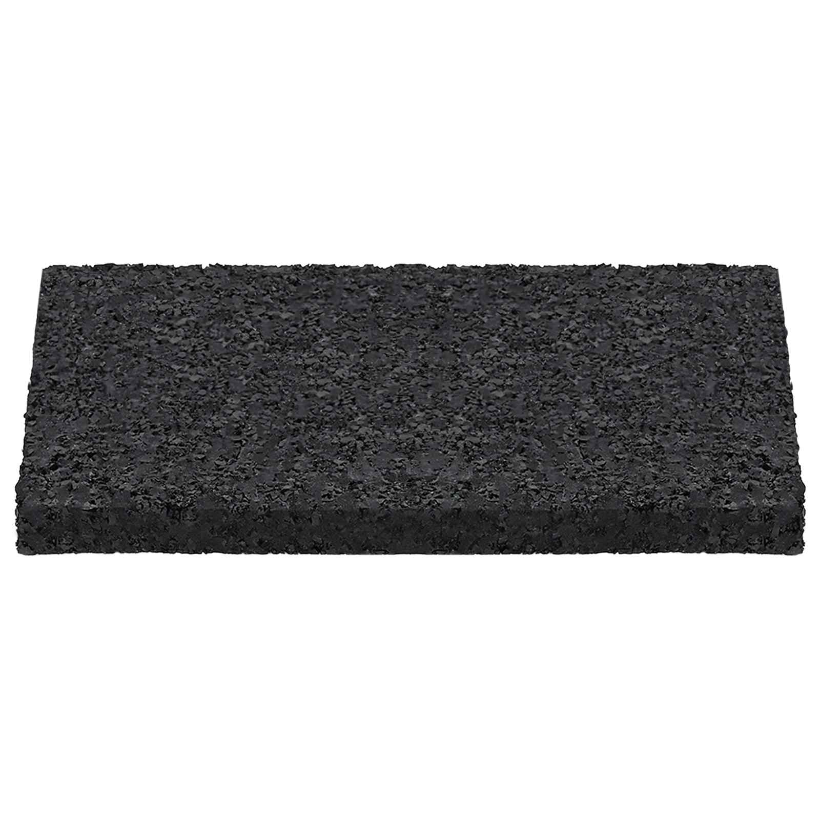 Gumenasti granulatni vanjski pod Crna 6 x 9 x 0,6 cm Guma