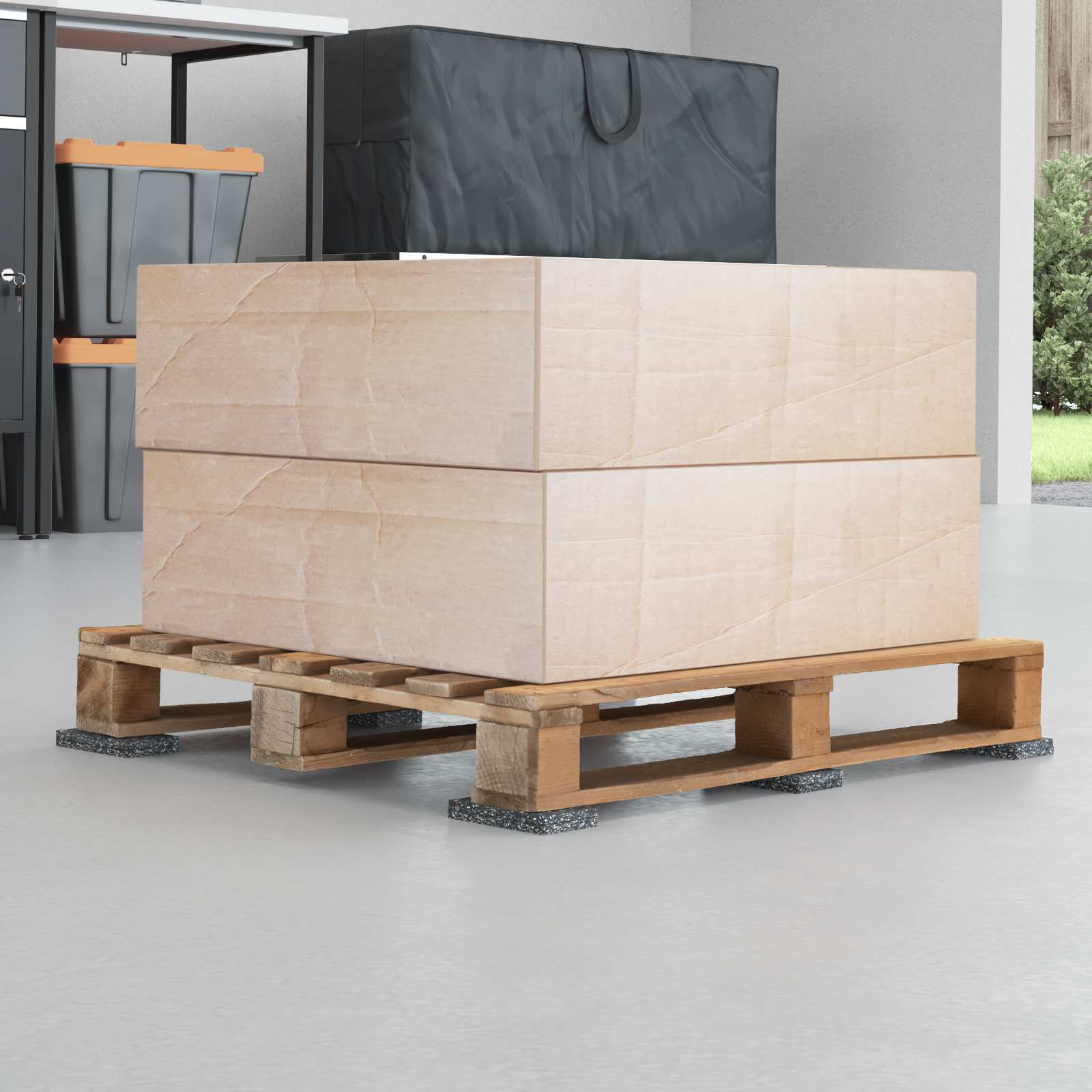 Gumena granulatna ploča Crna 500 x 8 x 0,6 cm Guma