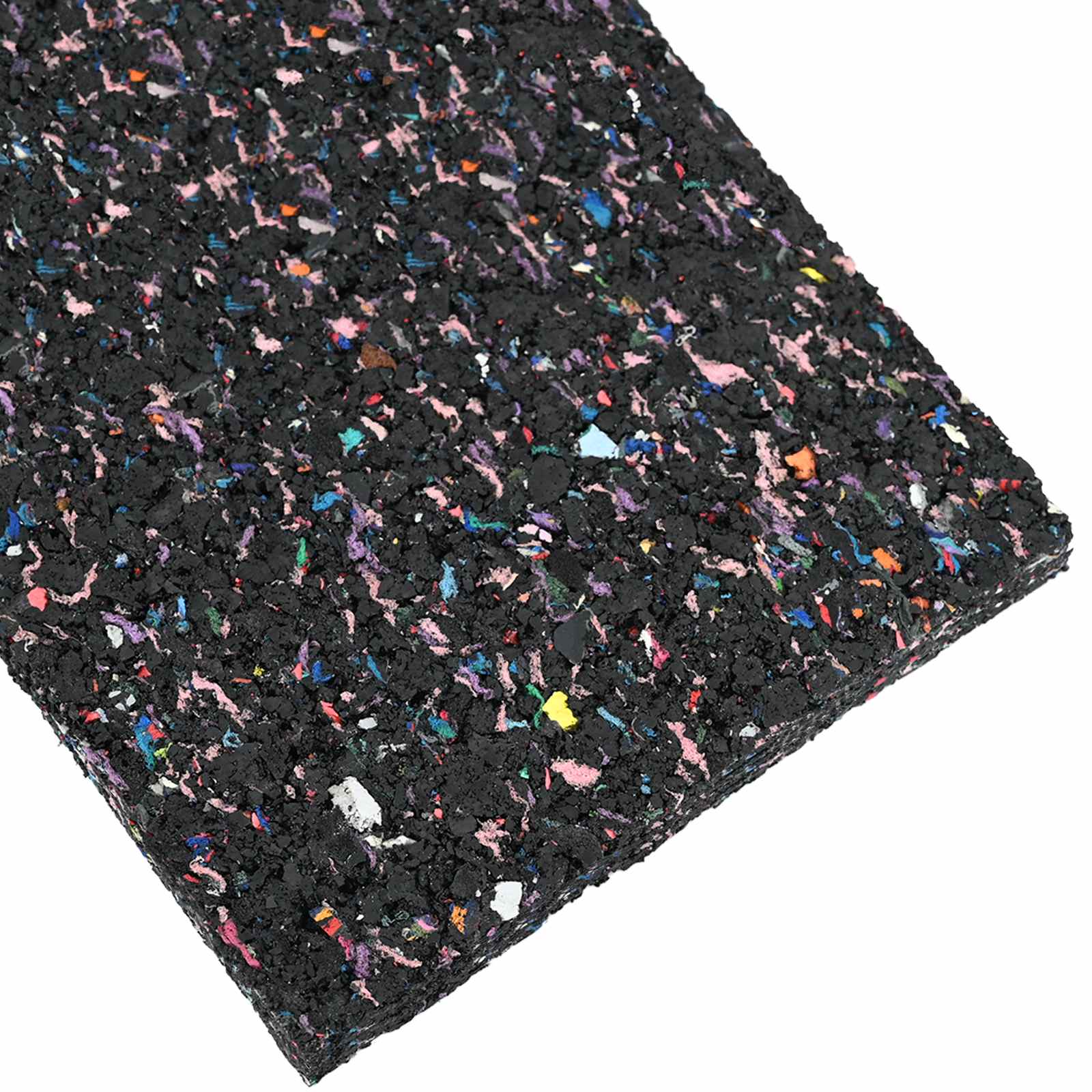 Gumena granulatna ploča Crna 1000 x 10 x 0,8 cm Guma