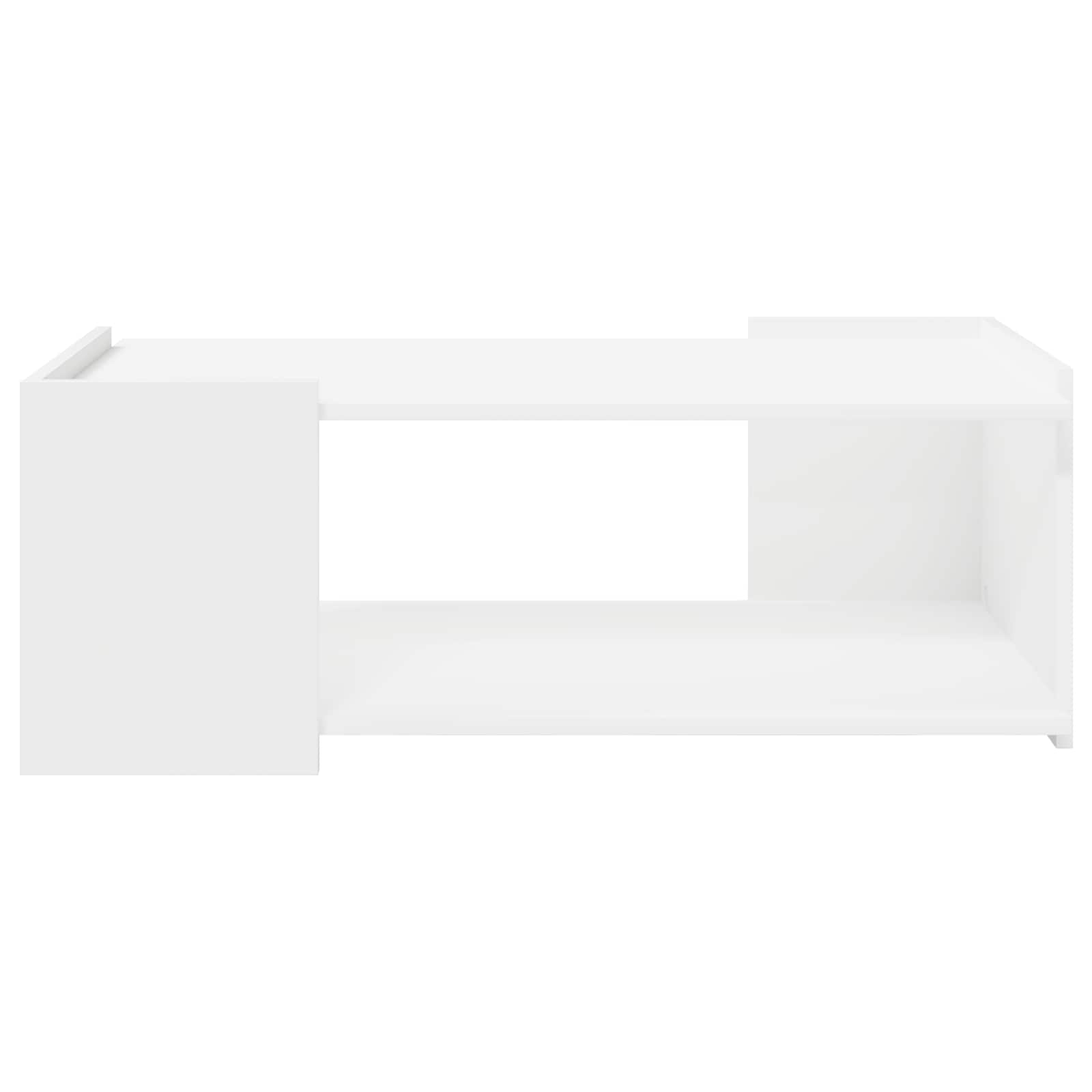 Kava Stol Bijela 90 x 50 x 33 cm Konstruirano drvo