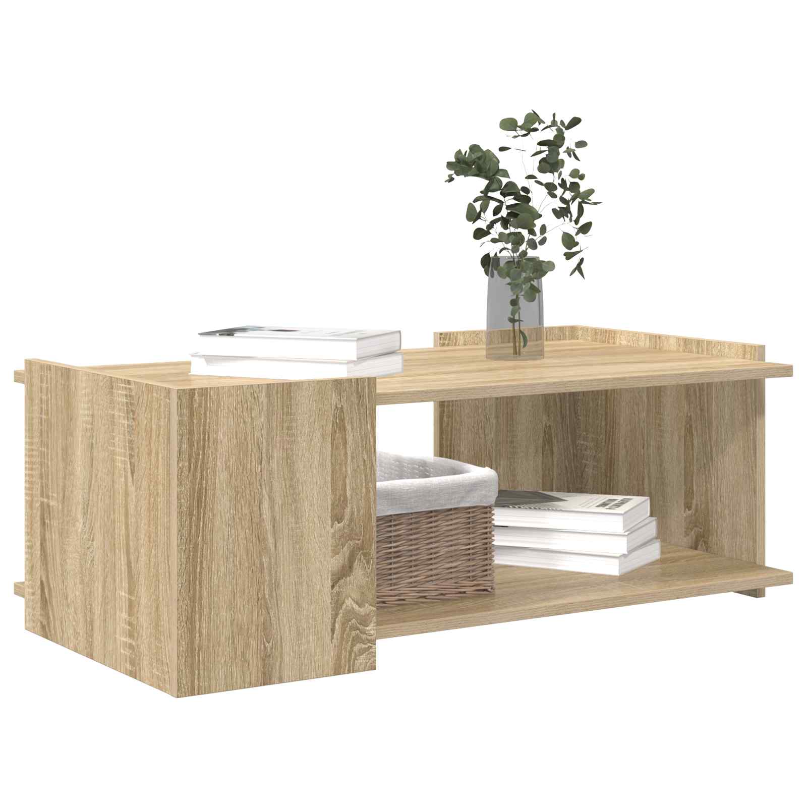 Kava Stol Hrast sonoma 90 x 50 x 33 cm Konstruirano drvo