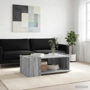 Kava Stol Siva sonoma 90 x 50 x 33 cm Konstruirano drvo