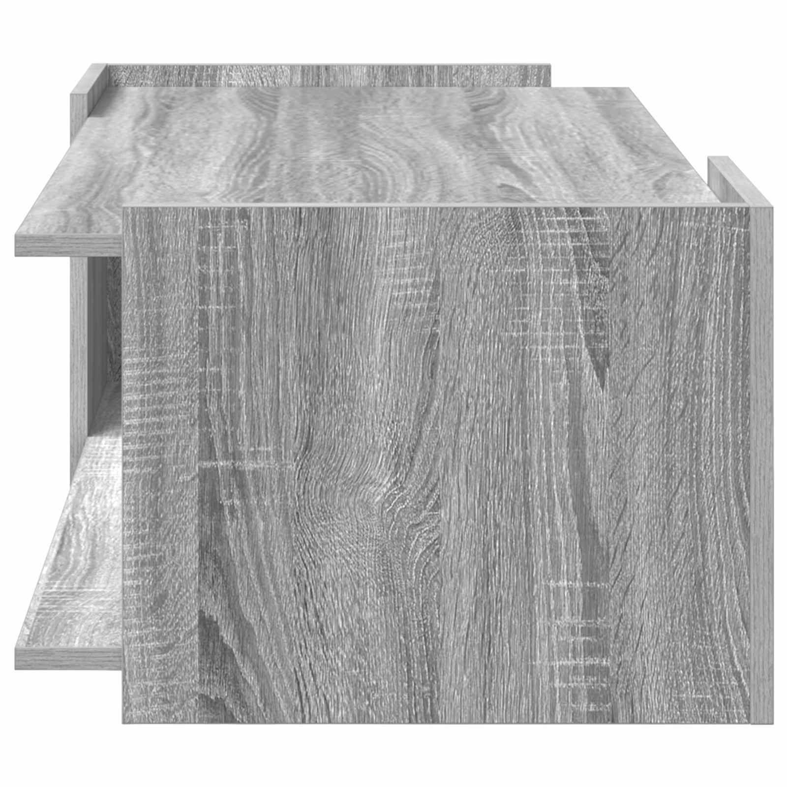Kava Stol Siva sonoma 90 x 50 x 33 cm Konstruirano drvo