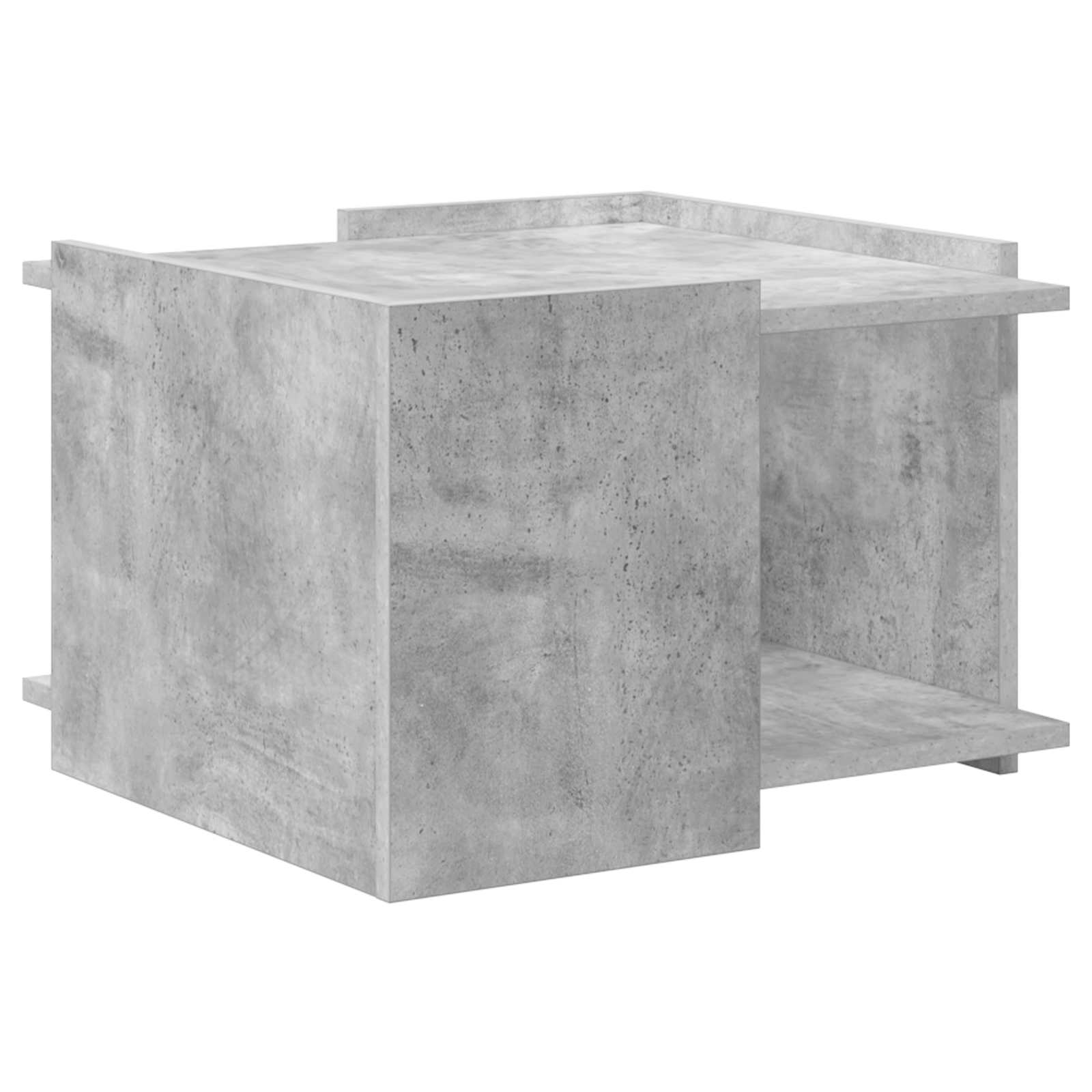 Kava Stol Betonska siva 50,5 x 50 x 33 cm Konstruirano drvo
