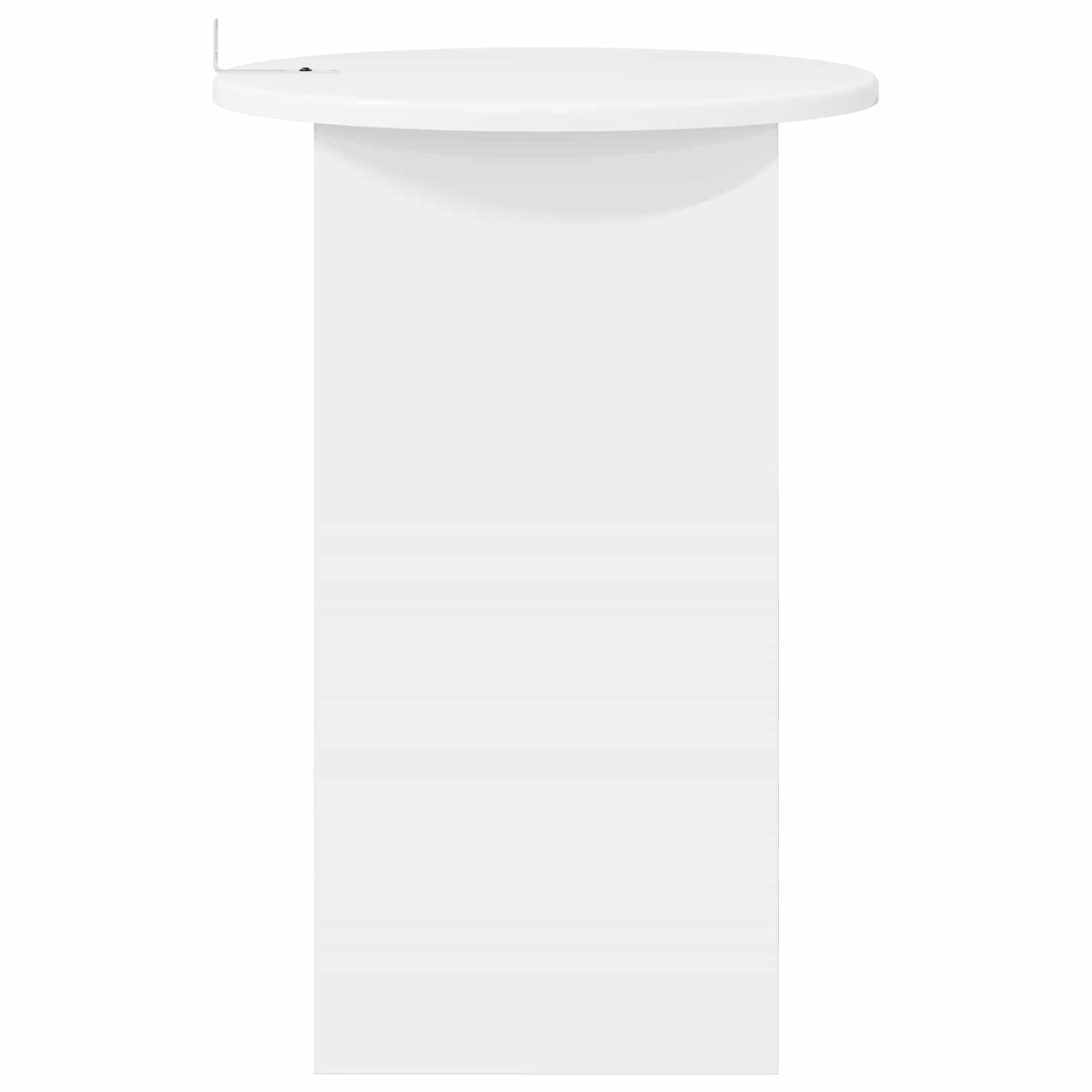 Bocni stol Bijela Ø 39,5 x 55 cm Konstruirano drvo