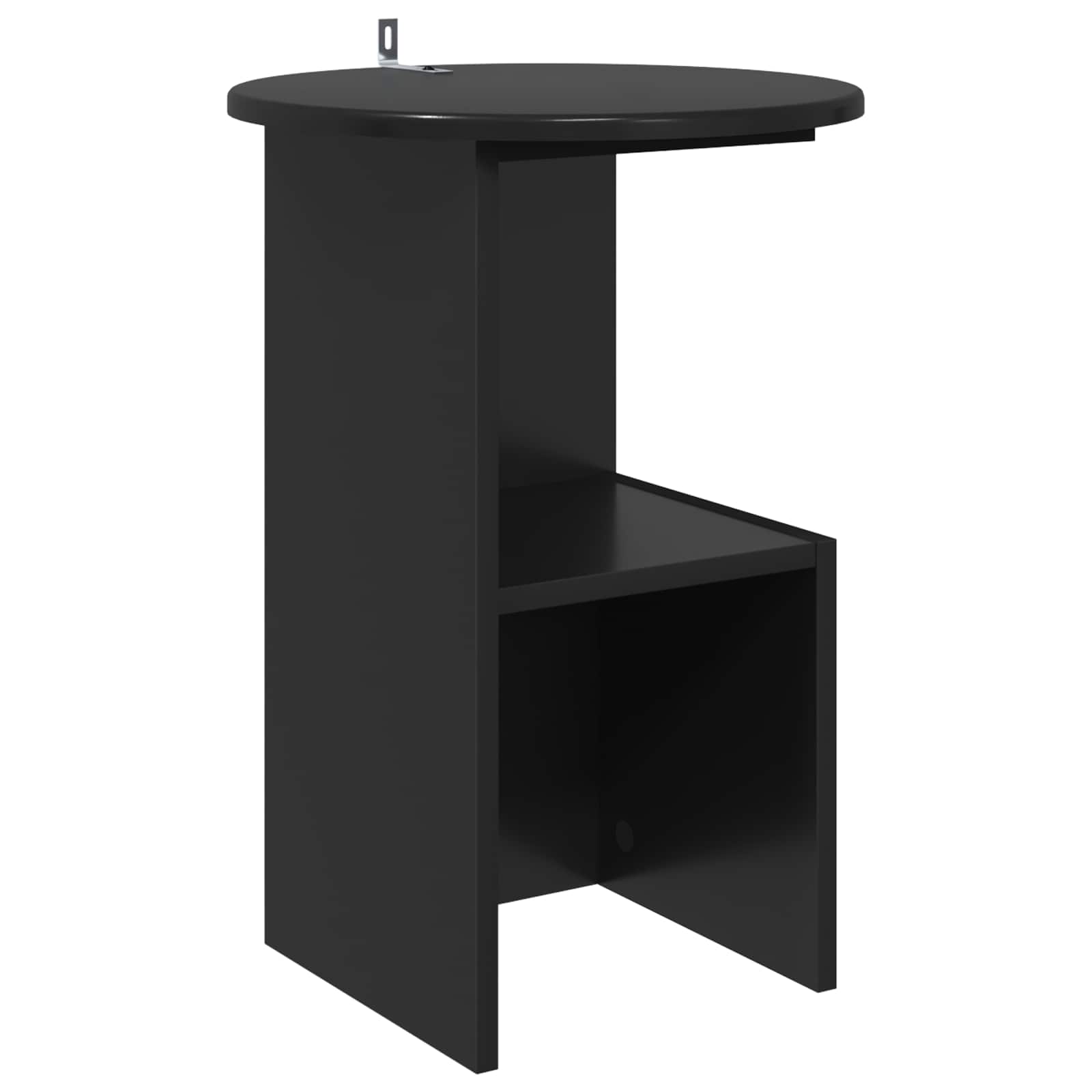 Bocni stol Crni hrast Ø 39,5 x 55 cm Konstruirano drvo