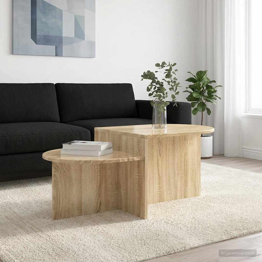 Kava Stol Hrast sonoma 100 x 50 x 40 cm Konstruirano drvo