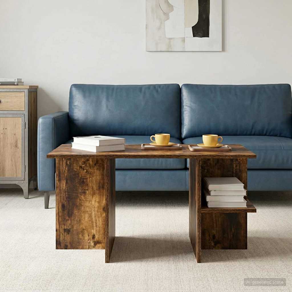 Kava Stol Dimljeni Hrast 87 x 50 x 45 cm Konstrukcijsko drvo