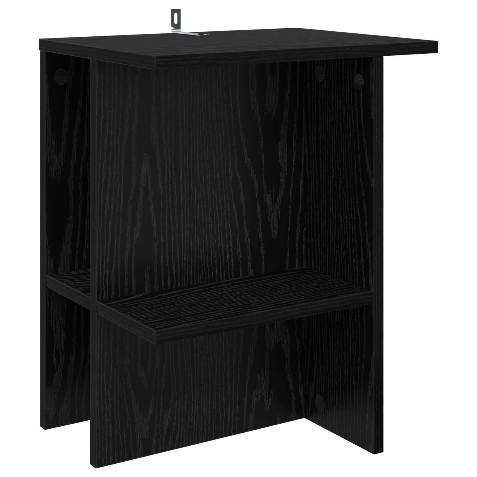 Kava Stol Crni hrast 40 x 30 x 49 cm Konstruirano drvo