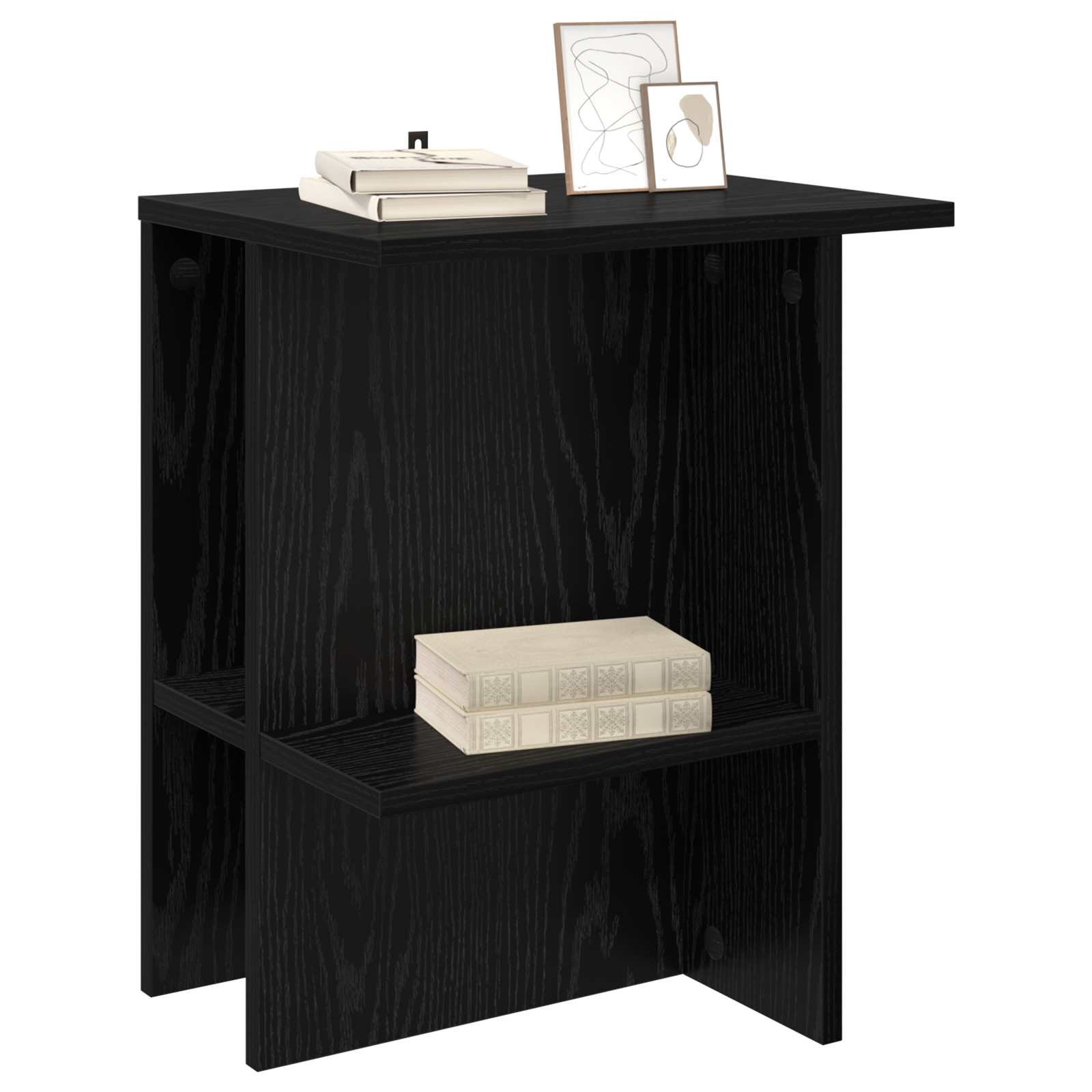 Kava Stol Crni hrast 40 x 30 x 49 cm Konstruirano drvo