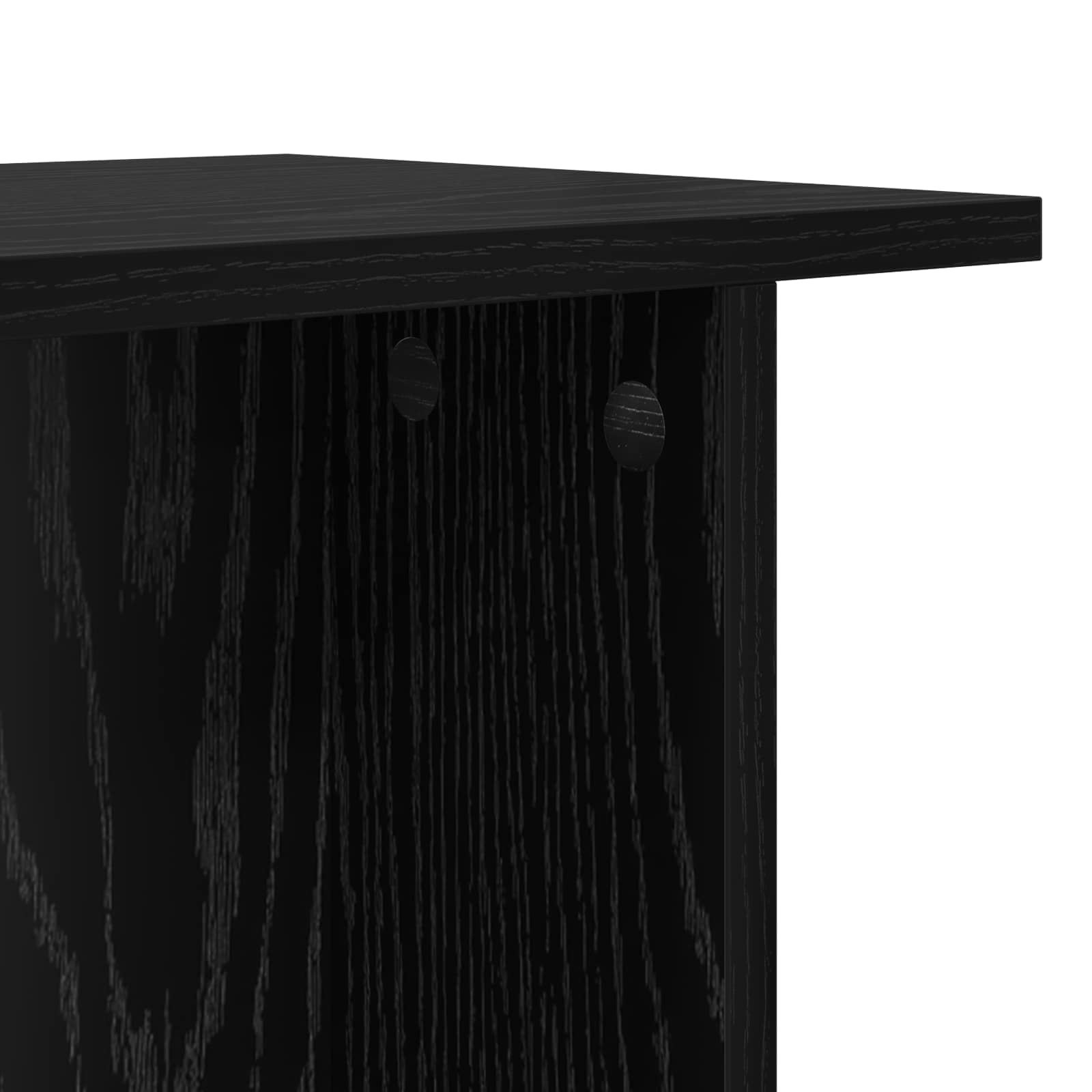 Kava Stol 2 pcs Crni hrast 40 x 30 x 49 cm Konstruirano drvo