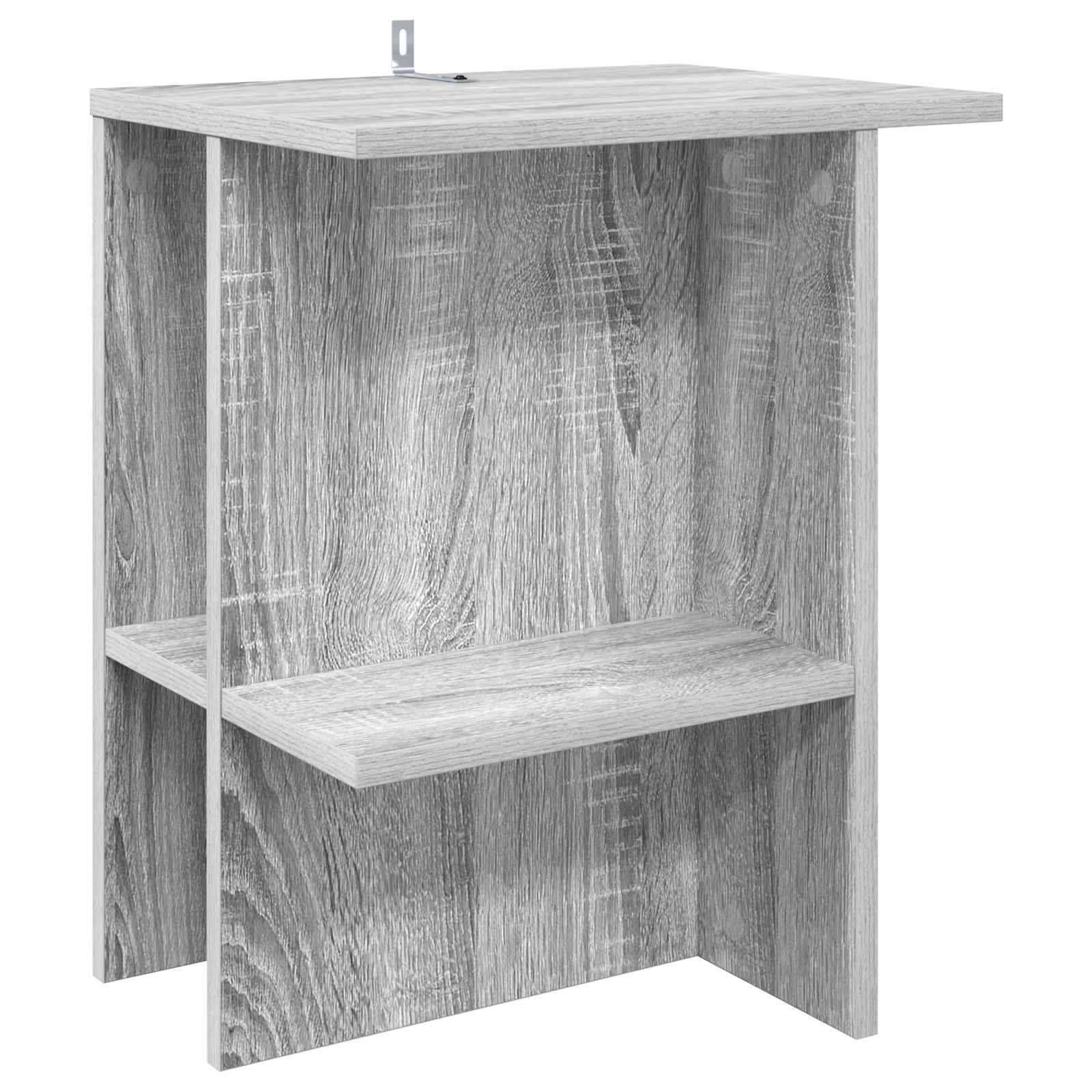 Kava Stol 2 pcs Siva sonoma 40 x 30 x 49 cm Konstruirano drvo