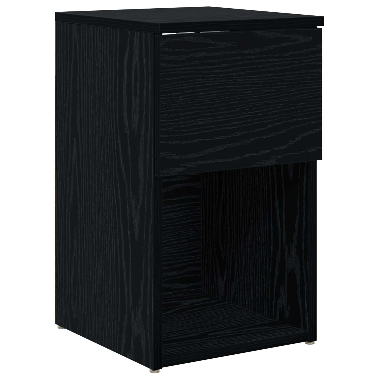 Ormarić za krevet 2 pcs Crni hrast 29 x 31,5 x 49 cm