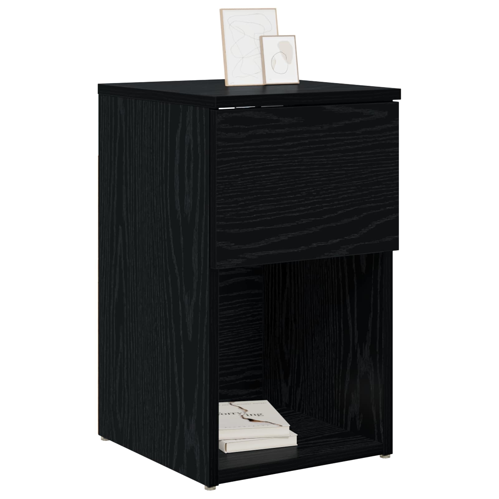 Ormarić za krevet 2 pcs Crni hrast 29 x 31,5 x 49 cm