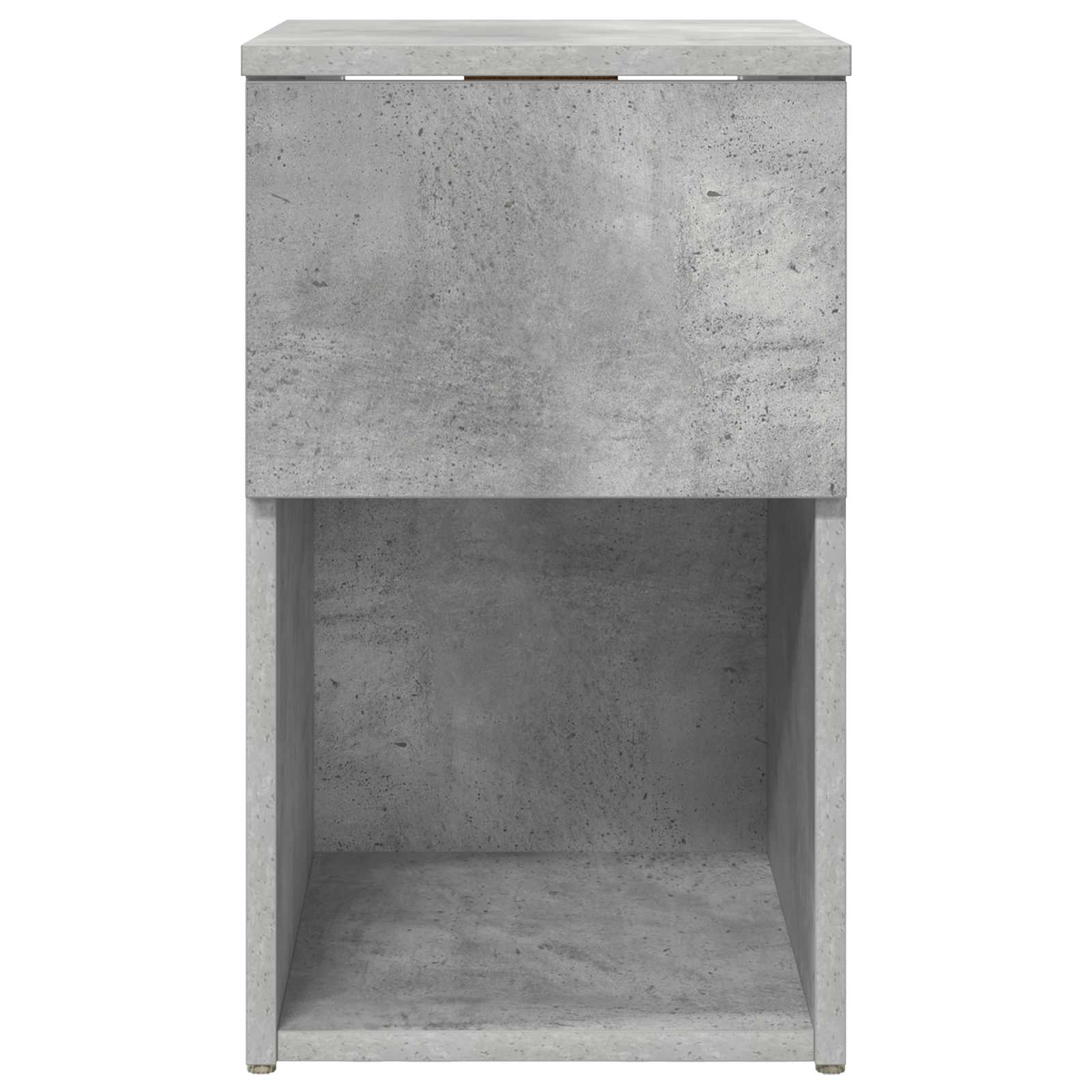 Ormarić za krevet 2 pcs Betonska siva 29 x 31,5 x 49 cm
