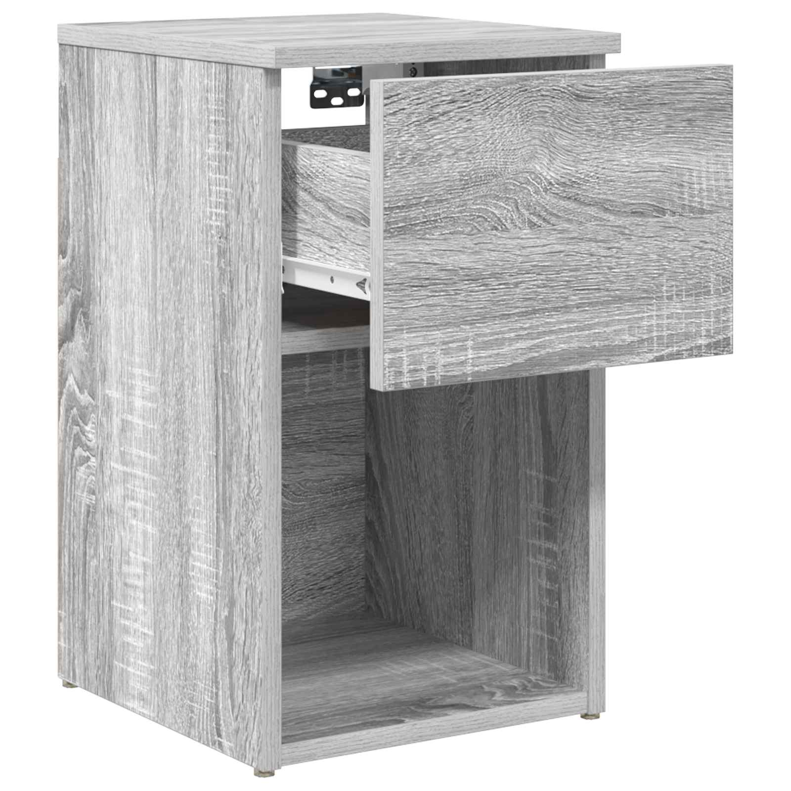 Ormarić za krevet 2 pcs Siva sonoma 29 x 31,5 x 49 cm