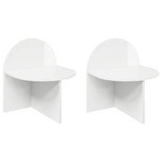 Noćni ormarić 2 pcs Bijela visokog sjaja 40 x 35,5 x 45,5 cm