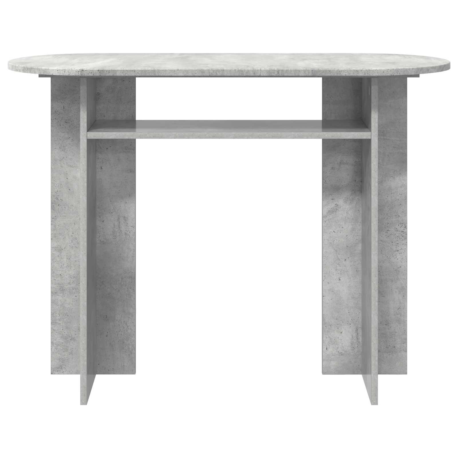 Konzolna stolica s pohranom Betonska siva 100 x 39,5 x 75 cm