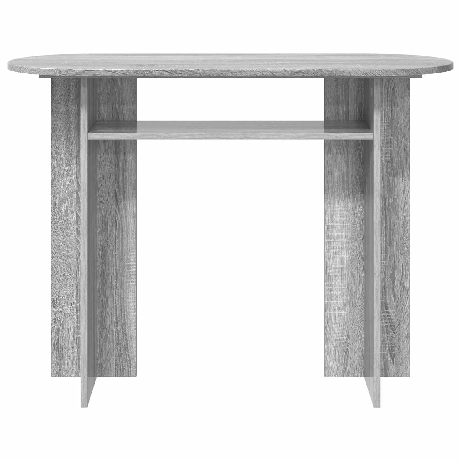 Konzolna stolica s pohranom Siva sonoma 100 x 39,5 x 75 cm