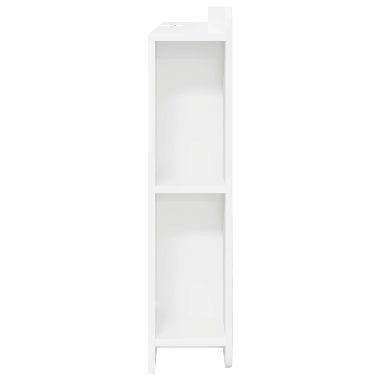 Glava kreveta s ormarićem s pohranom Bijeli 135 x 18,5 x 80 cm