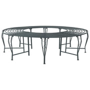 Klupa pod drvetom 8-Broj sjedala Ø 160 x 44 cm Čelik
