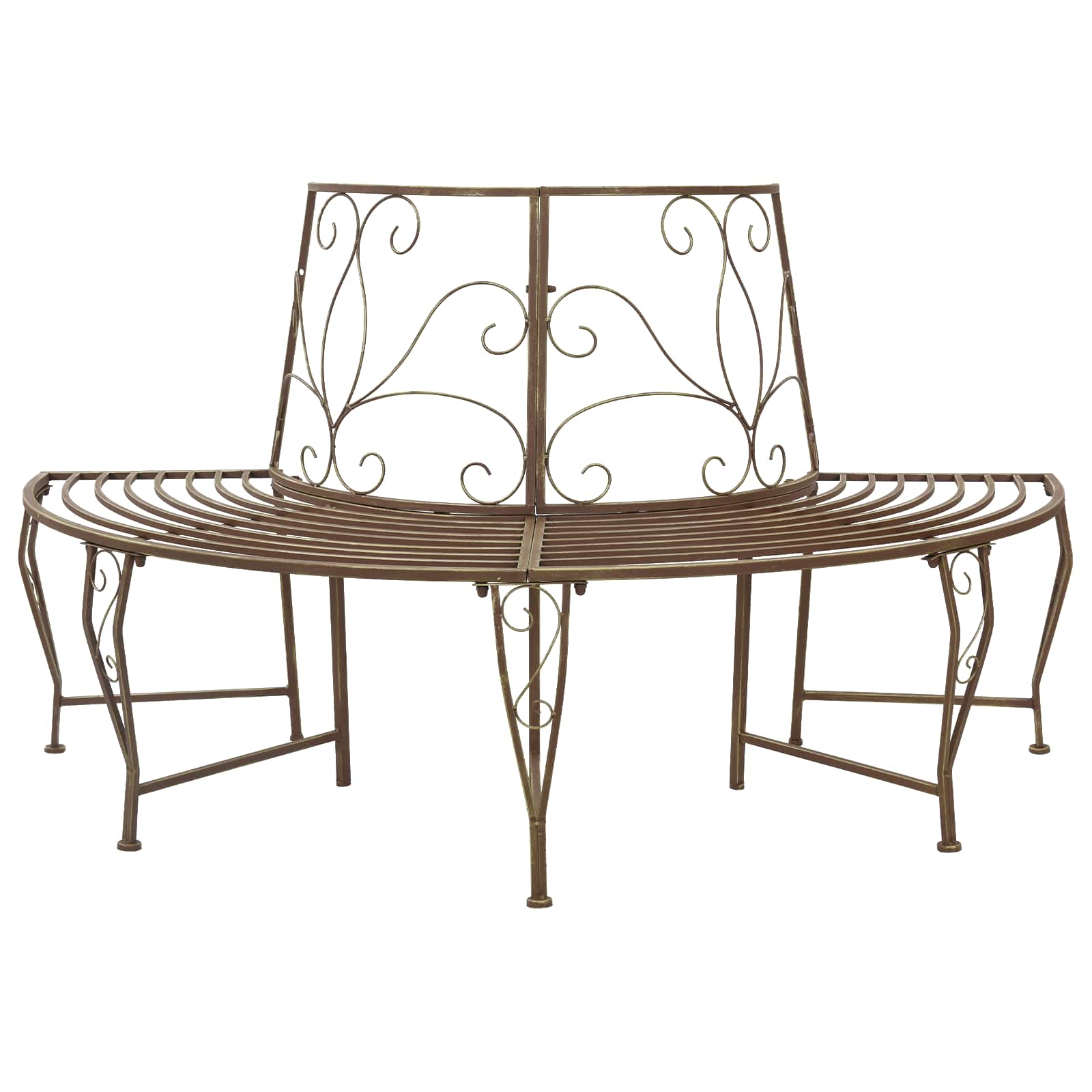 Klupa pod drvetom 4-Broj sjedala 160 x 80 x 89 cm Čelik