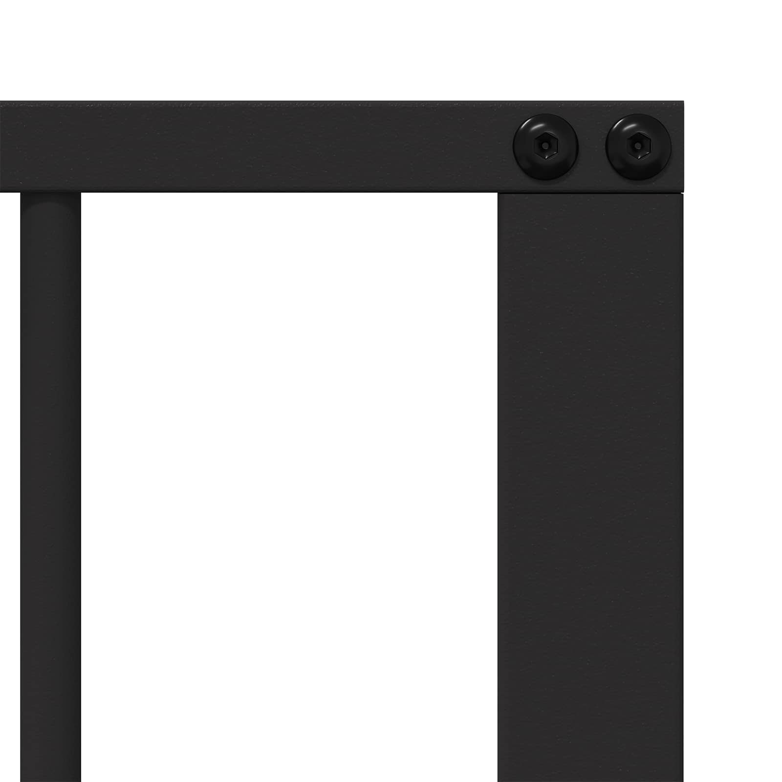 Vrata za pse 4 pcs Crna 100 x 100 cm Cinkani čelik