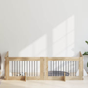 Vrata za pse s postoljem 4 pcs Hrast sonoma 100 x 60 cm