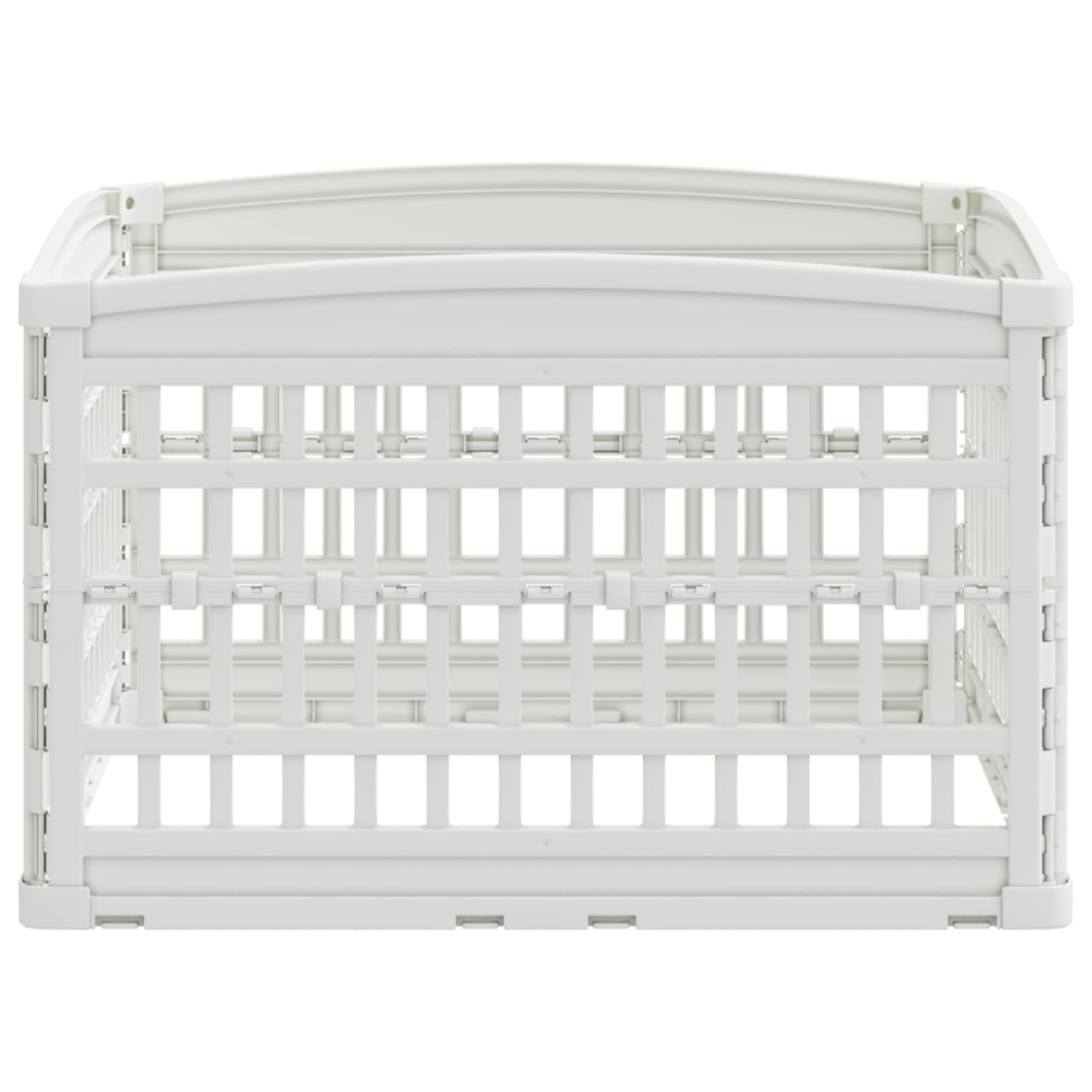 Igraonica za pse s 4 panela Bijela 91 x 91 x 58 cm Plastika