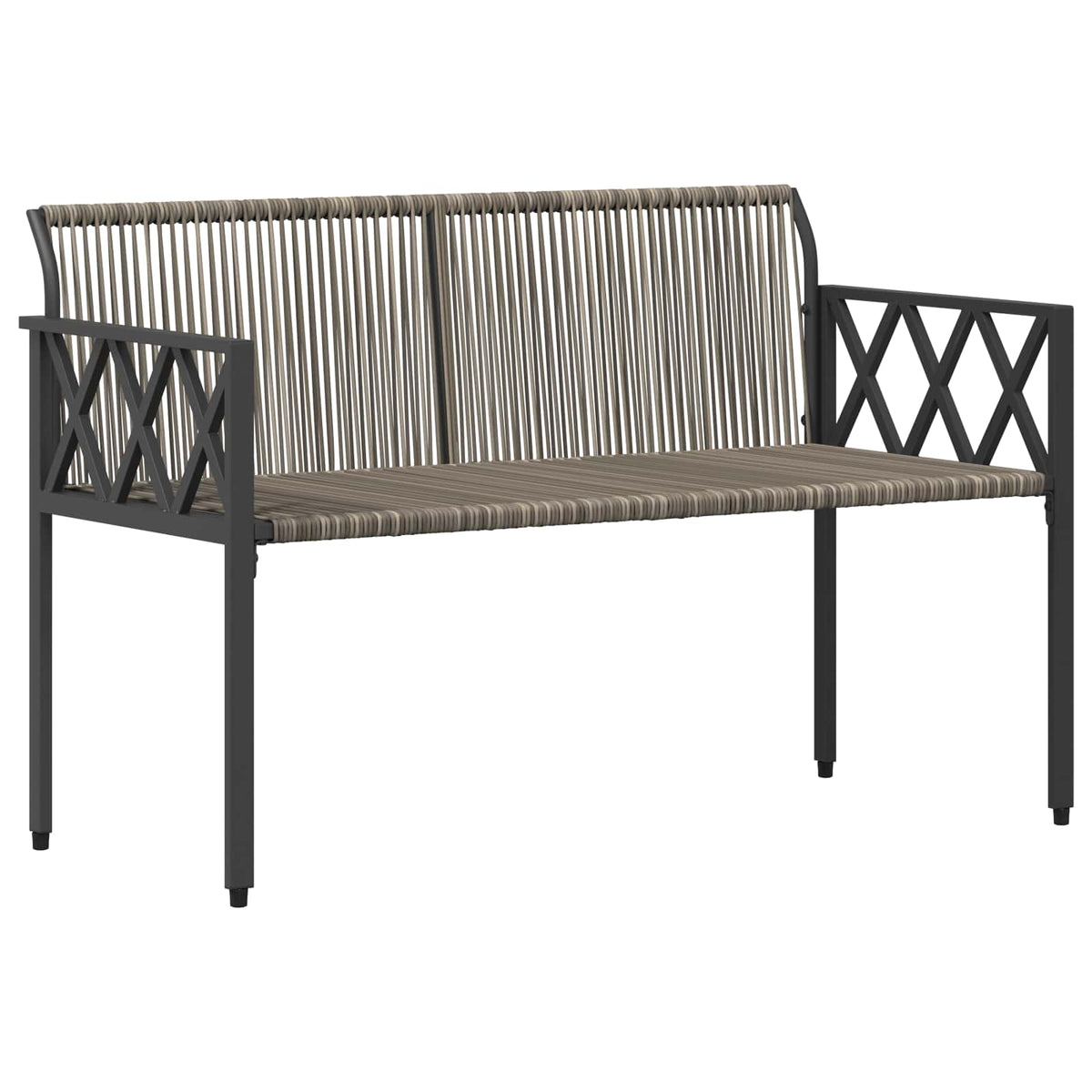 Vanjske klupe 2 -Seater 116 x 56 x 75 cm poliratan