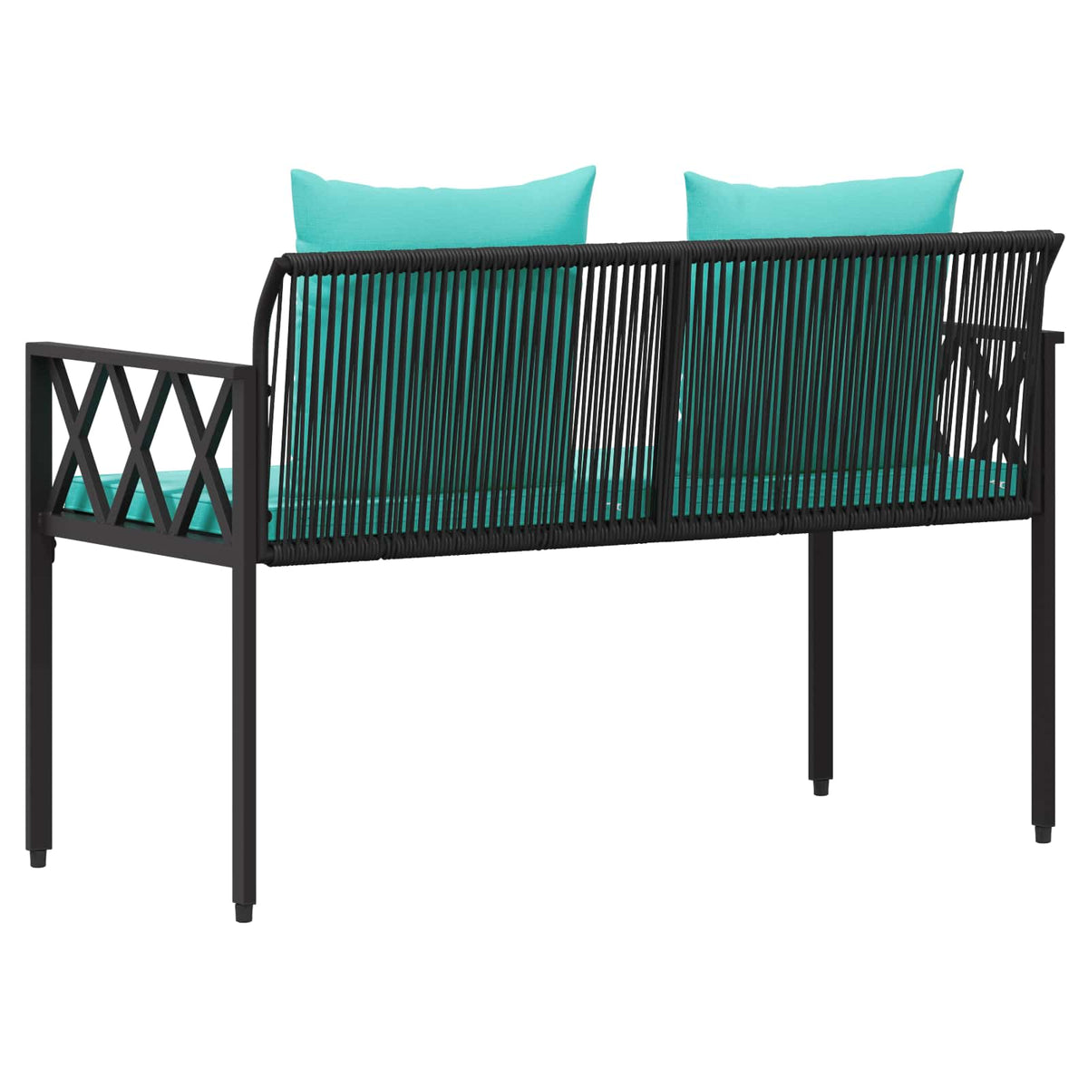 Vanjske klupe 2 -Seater 116 x 56 x 75 cm poliratan
