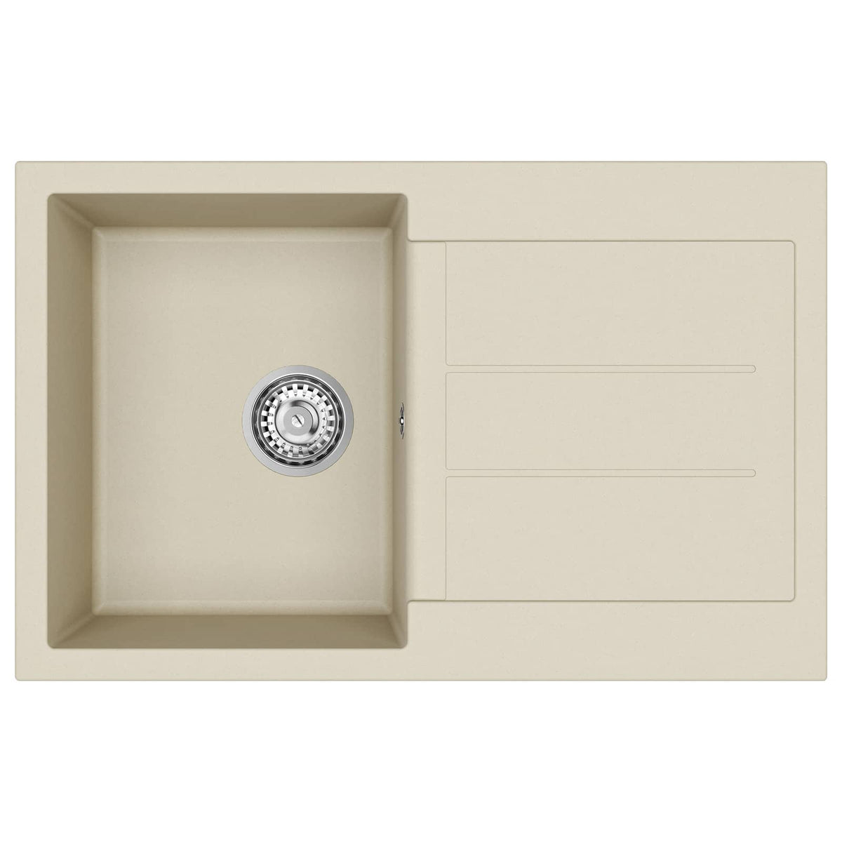 Umivaonik Bež 780 x 500 mm 80% kvarc i 20% smola