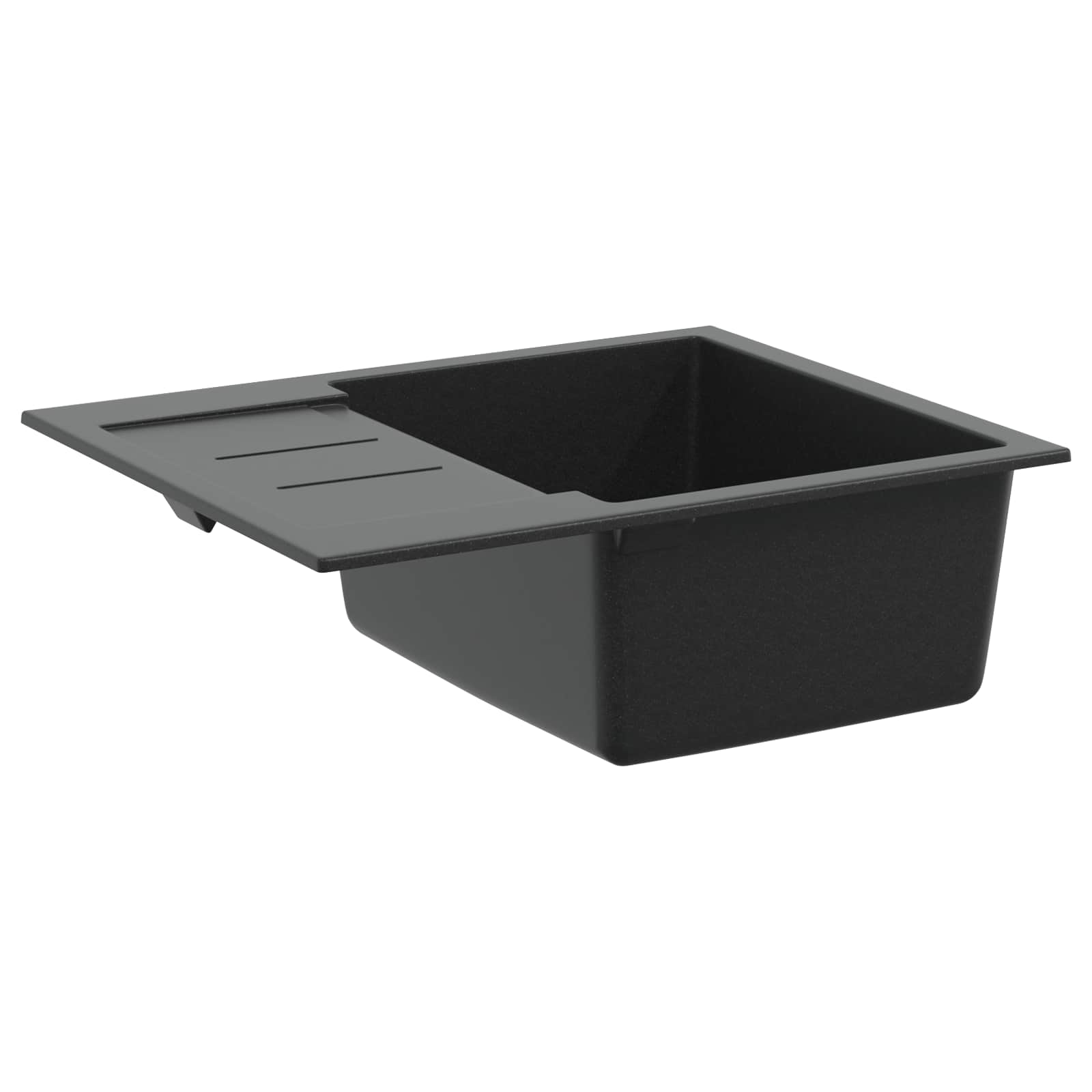 Umivaonik Crna 620 x 500 mm 80% kvarc i 20% smola